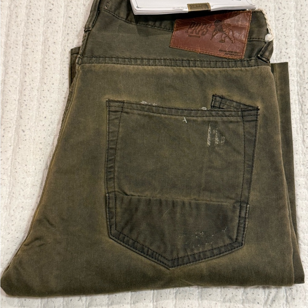 PRPS Men's Green Straight Jeans